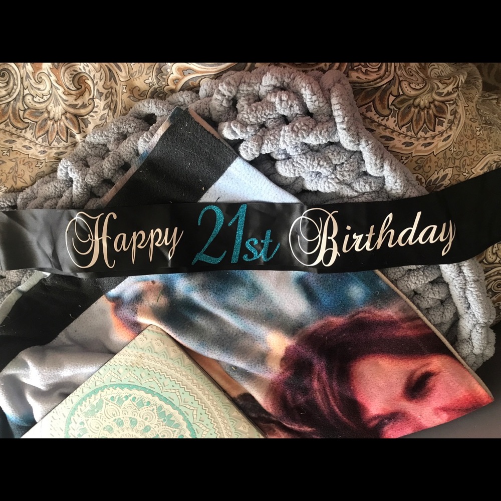 Birthday sash